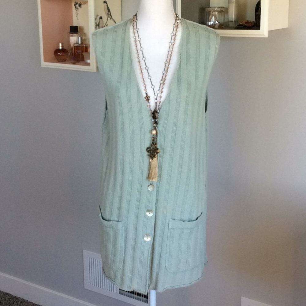 VINTAGE EXPRESS TRICOT cotton knit vest